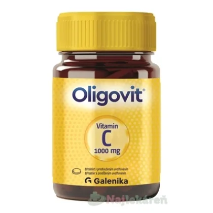 Galenika Oligovit Vitamín C 1000 mg 60 tabliet s predĺženým uvoľňovaním