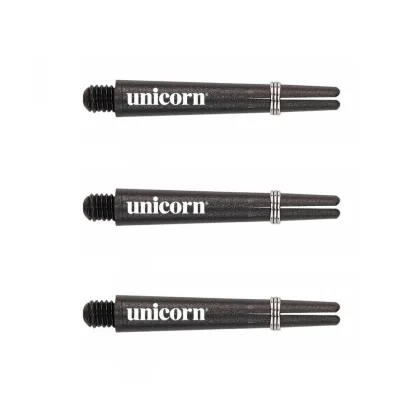Násadky na šípky Unicorn GRIPPER 3 VALUE PACK, 15ks, čierne krátke