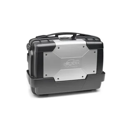Kappa MONOKEY TopCase/Boční kufr GARDA - 33l, (stříbrný/černý, kompozit)