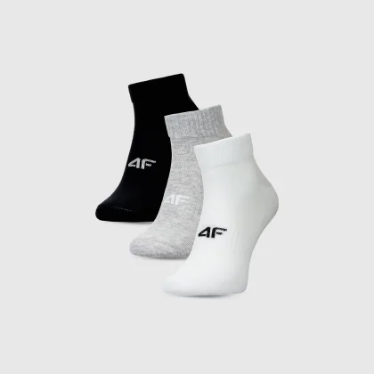 Dámske casual ponožky nad členok (3-pack) - viacfarebné