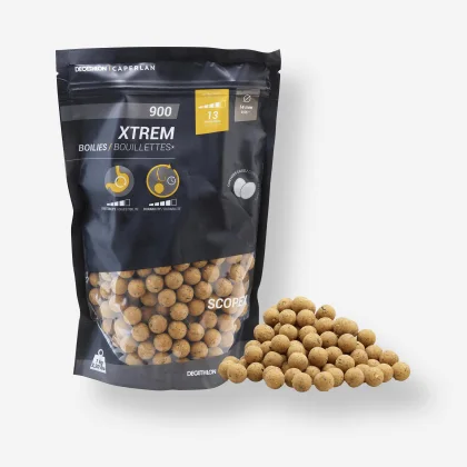 CAPERLAN Boilies na lov kapra Xtrem 900 14 mm 1 kg Scopex bez