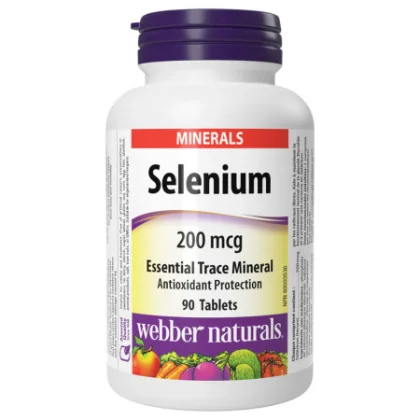 WEBBER NATURALS Selén 200 mcg 90 tabliet