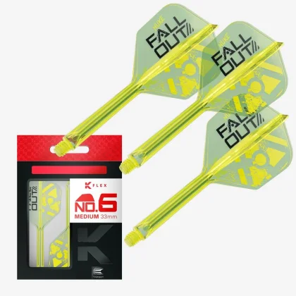 Target K-Flex Luke Littler Fallout No6 letky a dlhé násadky na šípky