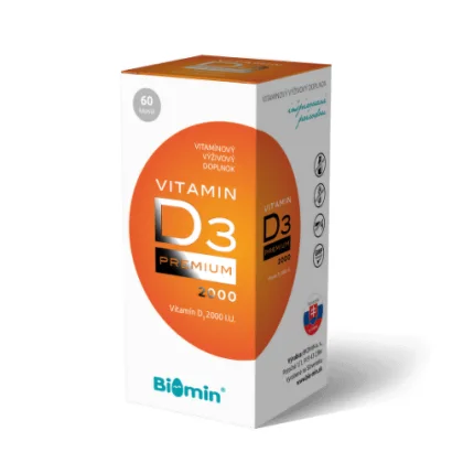 Biomin VITAMIN D3 PREMIUM 2000 I.U. 60cps