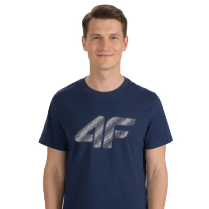 Férfi rövid ujjú póló 4F TSHIRT M3342-31S-NAVY