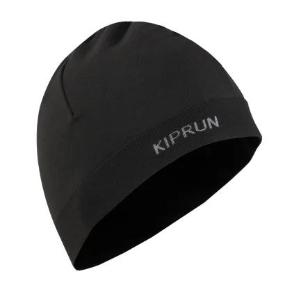 KIPRUN Unisex bežecká čiapka Kiprun čierna dospelí