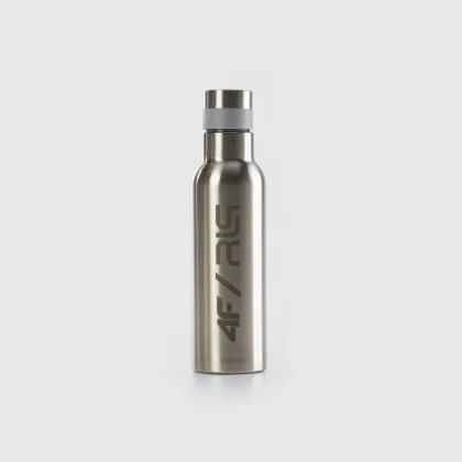 Termoláhev 600 ml 4F x Robert Lewandowski - stříbrná
