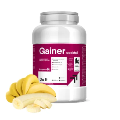 Kompava Gainer Koktail 2500 g/63 dávok, vanilka