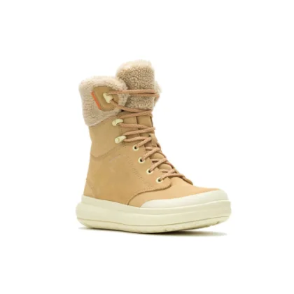 Dámské vysoké zimní boty MERRELL Marquette Ws Thermo Tall Zip WP tan