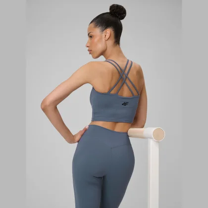 Dámské tréninkové tílko 4F SLEEVELESS FNK F0745-32S-DENIM