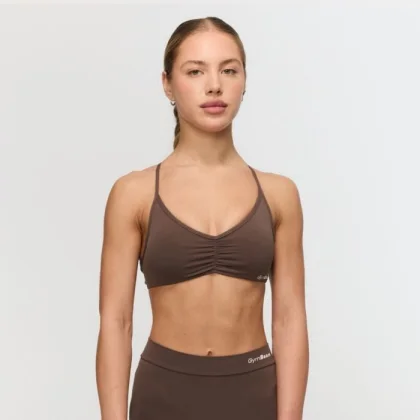 GymBeam Športová podprsenka Fierce Cappuccino XL