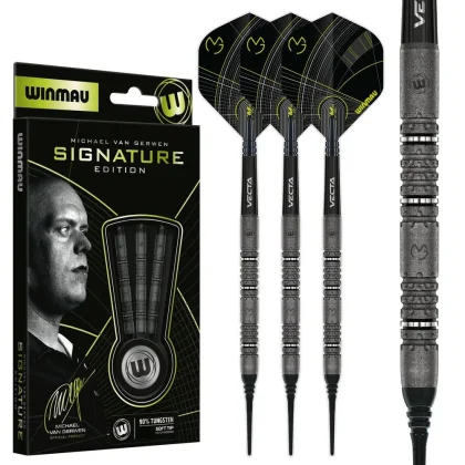 Šípky soft Winmau MvG Signature Edition 20g, 90% wolfram