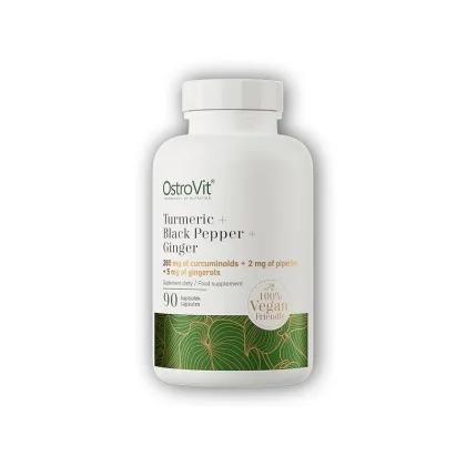 Ostrovit Turmeric + Black peper + Ginger 90 tablet kurkuma, černý pepř, zázvor