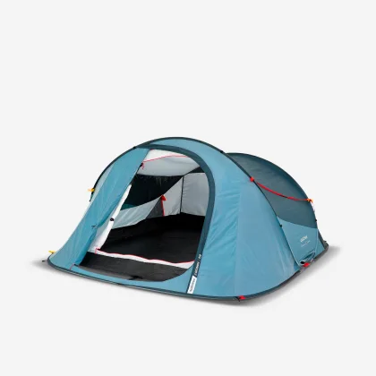 QUECHUA Kempingový stan 2 Seconds pre 3 osoby bez