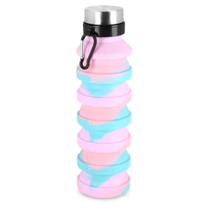 Fľaša SPOKEY JUMP Foldable silicone bottle, 550 ml