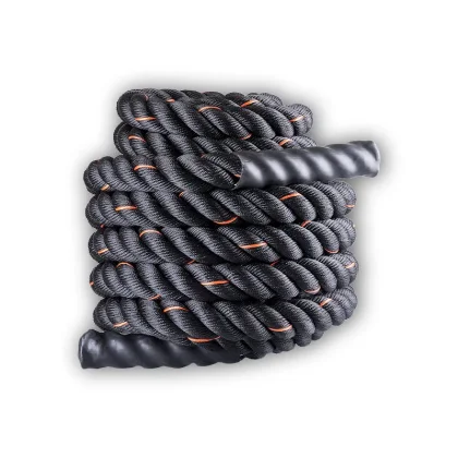 Power System Posilovací lano Battle Rope 12m černé