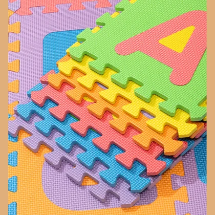 Puzzle podložka Sportago Easy-Lock 30x30x1 cm, 26 ks, písmená
