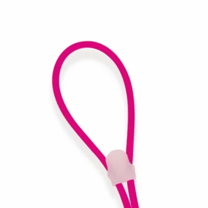Šňůrka na brýle CENTROSTYLE Silicon cord stopper zipp M - pink