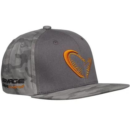 Šiltovka SAVAGE GEAR Flex Fit Camo Cap Camo Grey