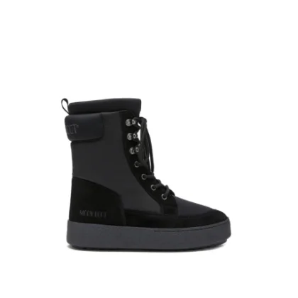 Dámske vysoké zimné topánky MOON BOOT MB LTRACK COMBAT BOOT-N001 BLACK