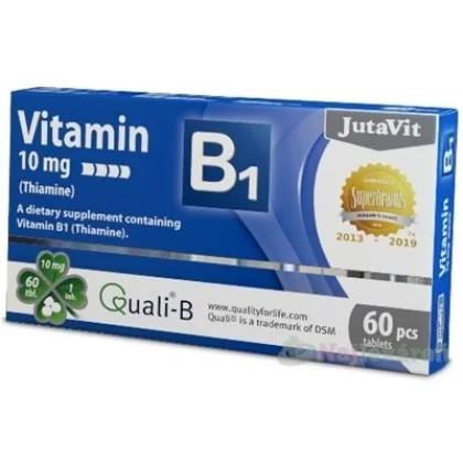 JutaVit Vitamín B1 10 mg 60 tabliet