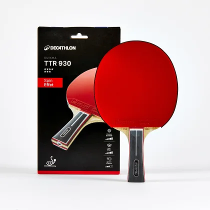 KUIKMA Stolnotenisová raketa TTR 930 Spin H-Carbon 7* ITTF pre kluby Shakehand