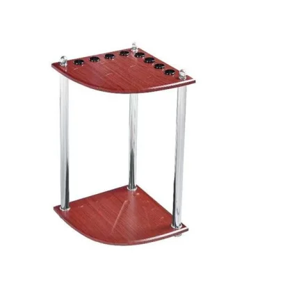 Rohový stojan ProZona Corner Floor Rack na 8 biliardových tág drevený vzor