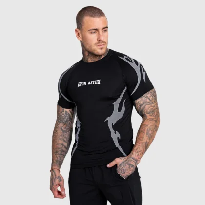 Pánske športové tričko Iron Aesthetics Titan, čierne
