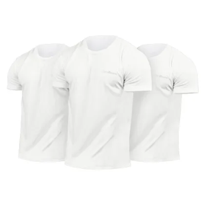 GymBeam Tričko TRN 3Pack White