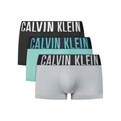 Pánské boxerky CALVIN KLEIN 3 PACK-LOW RISE TRUNK 3PK