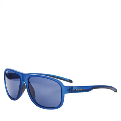 Slnečné okuliare BLIZZARD Sun glasses PCSF705140, rubber trans. dark blue , 65-16-135
