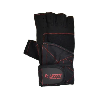 Lifefit Fitness černé rukavice POUZE XL (VÝPRODEJ)