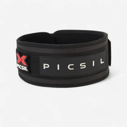 PICSIL PICSIL bedrový pás so suchým zipsom na cross tréning čierny XL