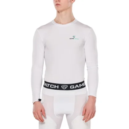 GAMEPATCH COMPRESSION SHIRT (Long-Sleeve) WHITE