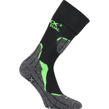 Túrázó zoknik VOXX Merino-Dualix-Black