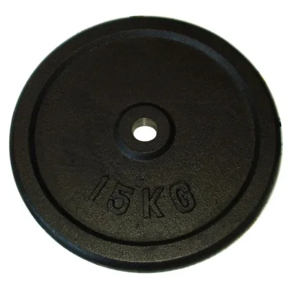 Acra Litinový kotouč (závaží) na činky 15kg - 30mm