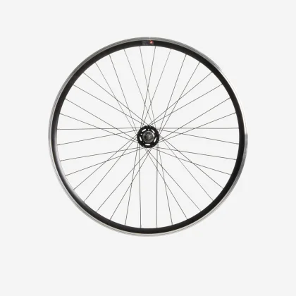 ELOPS Zadné koleso na fixie 28 palcov, dvojstenný ráfik Elops 500 čierne 700