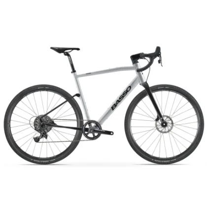 Gravel kolo BASSO Tera, silver, Sram Apex, Microtech MX25