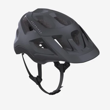 ROCKRIDER Prilba na horskú cyklistiku EXPL 500 čierna M