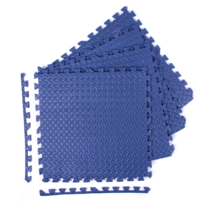 Puzzle podložka Sportago Easy-Lock 30x30x1,2 cm, 4 ks, tmavomodrá