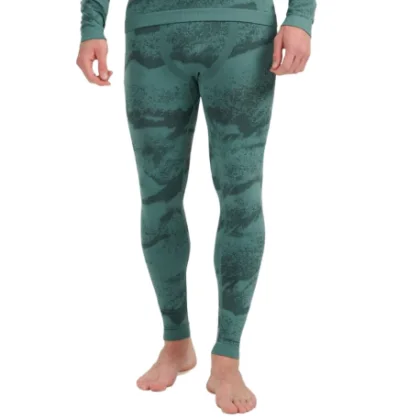 Pánské termo kalhoty 4F SEAMLESS UNDERWEAR M228-WAW25USEAM228-44A-OLIVE ALLOVER