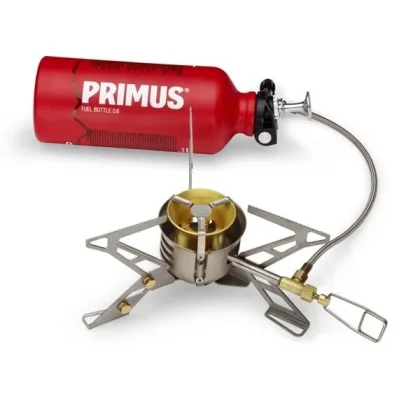 Primus Vařič PRIMUS OmniFuel II s lahví a vakem šedá