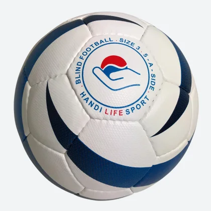 HANDILIFE Futbalová oficiálna lopta „Blue Flame" pre nevidiacich veľ.3 Official