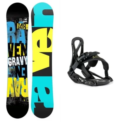 Raven Gravy junior mini snowboard + Beany Kido vázání