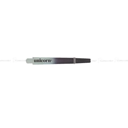Násadky na šípky Unicorn Gripper3, two-tone, čierne, biele, dlhé