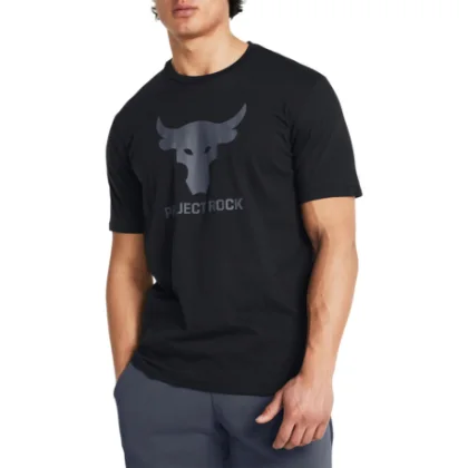 Pánské tričko s krátkým rukávem UNDER ARMOUR PROJECT ROCK UA Brahma Bull SS-BLK