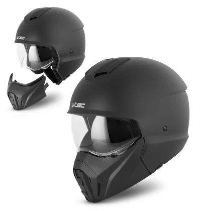 Modulárna prilba W-TEC Satalone Farba Black Matt,