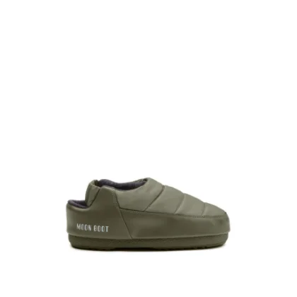 Dámské nízké zimní boty MOON BOOT SANDAL BAND NYLON, 003 khaki