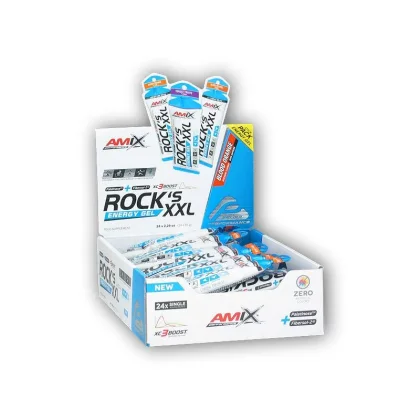 Amix Performance Series 24x Rocks Energy Gel XXL with caffeine 65g