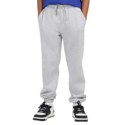 Chlapčenské tepláky 4F JUNIOR TROUSERS CAS M1188-25M-GREY MELANGE